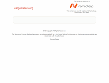 Tablet Screenshot of cargotrailersonline.com